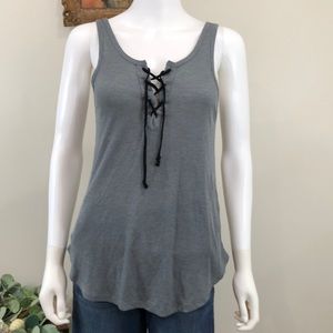 Xhilaration Sleepwear Tank Top Gray